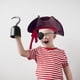 thumbnail image 4 of Sombrero de vaquero pirata para Halloween, gorra de vaquero para niños, accesorios de decoración para fiesta de graduación, 4 of 5