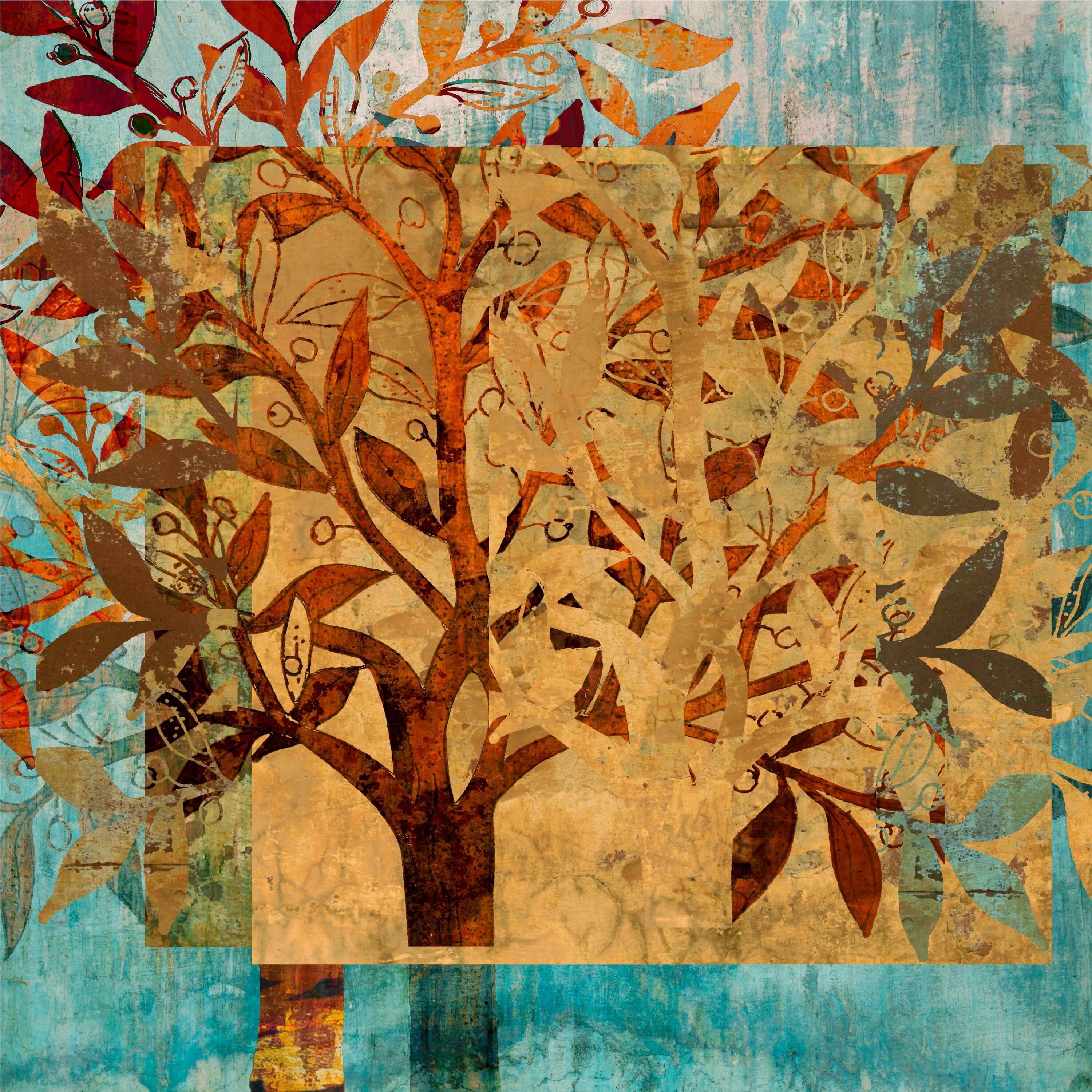 "Serendipity Tree II" Painting Print on Wrapped Canvas