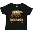 thumbnail image 3 of Inktastic South Dakota Vacation Bear Silhouette Boys or Girls Toddler T-Shirt, 3 of 5