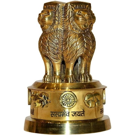 Brass Ashok stambh Sculpture Art showpiece Home Decor/Gift Item