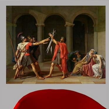 Wallhogs David The Oath of Horatii (1784) Wall Mural