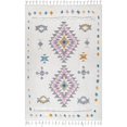 thumbnail image 4 of nuLOOM Lila Tribal Moroccan Shag Area Rug, 3' x 5', White, 4 of 5