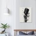 thumbnail image 3 of COMIO Lead Vocalist Microphone Watercolor Unframed Art Print by Dan Morris, 3 of 4