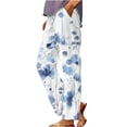 thumbnail image 2 of LEBONYARD Women's Plus Size Jegging,Caogo Pants Women High Waisted Joggers Sweatpants,Women'S Spring Printed Elasticated Waist Full Length Casual Pants Nine-Point Pants Multicolor XL, 2 of 5