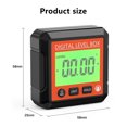 thumbnail image 4 of Amdohai 3in1 Magnetic Inclinator Digital Level and Angle Finder Versatile 4 * 90° Inclinometer LCD Display Dipmeter Gauge 4 Unit Switchable, 4 of 8