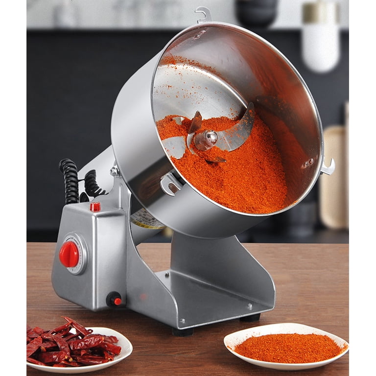 commercial tobacco grinder Commercial Spice Chopper TOPCHANCES 800g Commercial Spice Grinder Electric  Herb Grain Mill