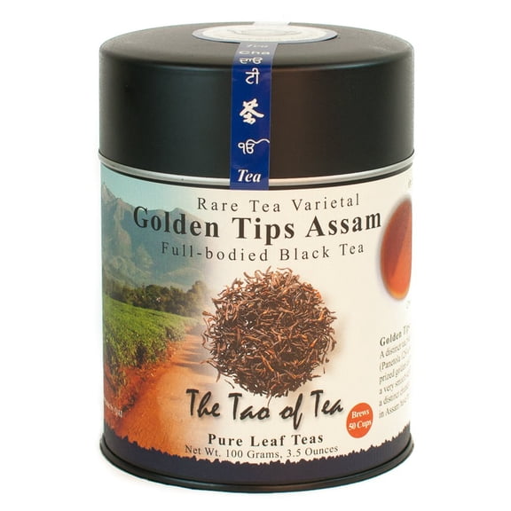 Golden Tips Assam Black Loose Leaf 3.5 The Tao Ounce Tin Of Tea