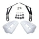 thumbnail image 2 of 2 piezas de guardamanos grandes para motocicleta Touring, hardware de montaje, repuesto duradero blanco, 2 of 9