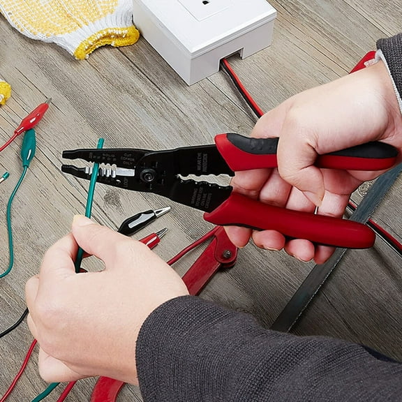 ELAYARD Wire Crimping Tool Cable Pliers with Comfortable Handle for Home and Vehicle Wire Terminals