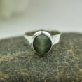 thumbnail image 4 of Natural Cat's Eye Ring Handmade Ring Silver Vintage Chrysoberyl Cat's Eye Ring, 4 of 4