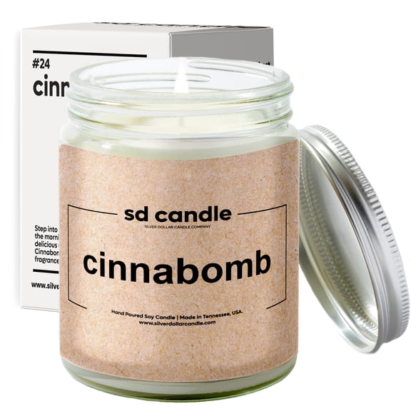 #24 | Cinnabomb Scented Candle - 9/16oz 100% All-Natural Handmade Soy Wax Candle