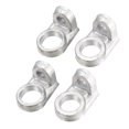 thumbnail image 1 of Unique Bargains L Shape Car Battery Terminal Positive Negative Clamp Set Lead 2 Pairs, 1 of 3
