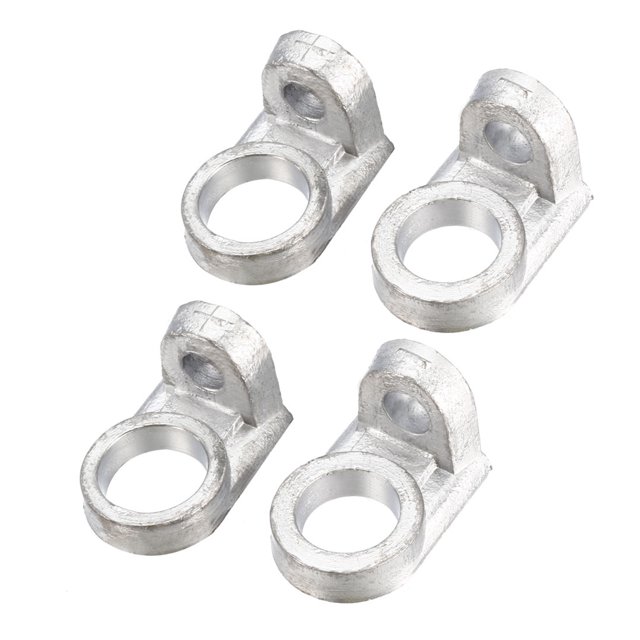 Unique Bargains L Shape Car Battery Terminal Positive Negative Clamp Set Lead 2 Pairs