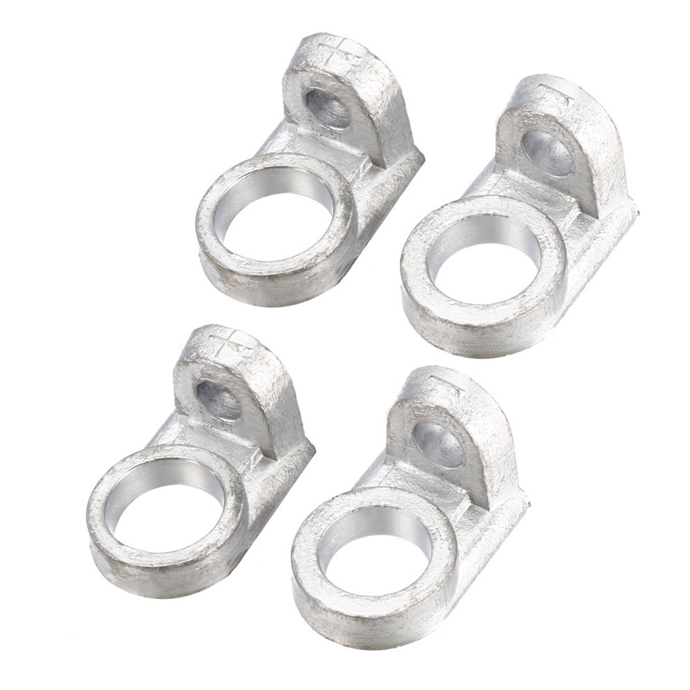 L Shape Car Battery Terminal Positive Negative Clamp Set Lead 2 Pairs