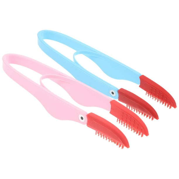 2 peines quitamanchas de lágrimas para gatos, cepillos para limpiar los ojos de los gatitos.