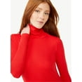 thumbnail image 5 of Free Assembly Women's Fine Ribbed Turtleneck with Long Sleeves, Lightweight, Sizes XS-XXXL, 5 of 7