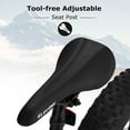 thumbnail image 6 of 24-Inch Fat Tire Bike, Shimano 7-Speed Trail & Urban Mountain Bike with Disc Brakes – Gray, 6 of 8