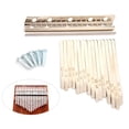 thumbnail image 3 of Key XA58 Kalimba Tecla Musical 17 Tonos Reemplazo De Metal Pulgar Piano Tecla De Percusión De Dedo, 3 of 7