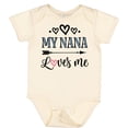 thumbnail image 3 of Inktastic My Nana Grandma Loves Me Girls Girls Baby Bodysuit, 3 of 5