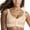 Beige, variant on YOUSNH Women's Hunchback Shaping Corrective Strap Underwear Comfortable Front Button Sports Bra with Mesh Straps Bras for Women White L