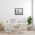 thumbnail image 4 of Stupell Industries Layered Pastel Cityscape Buildings City Skyline Architecture Graphic Art Jet Black Floating Framed Canvas Print Wall Art, Design by Marcus Prime, 4 of 5