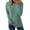 Grey Green, variant on Fantaslook Textured Tops for Women Crew Neck Long Sleeve Shirts Fall Blouses Casual Basic Tee