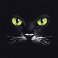 thumbnail image 3 of Tee Hunt Cat Eyes T-Shirt Animal Pet Lovers Kitten Huge Cat Face Mens Shirt, Navy Blue, 4X-Large, 3 of 5