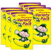 Trend Enterprises  Monkeys Bananas Mini Variety Pack Mini Accents - Pack of 6