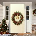 thumbnail image 4 of Decoraciones de Navidad Interior 35.43 X 70.87In / Estilo de Bordado Estereoscópico Decoraciones de Navidad Interior para la Puerta Y la Pared Fiesta Del Festival, 4 of 6