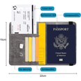 thumbnail image 5 of French Passport Cover, Gray Passport Cover Mit Rfid-blocker, Artificial Leather Passport Pouch, Travel Accessories Passport Case, Credit Card, Bank Ca, 5 of 5