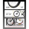 thumbnail image 2 of monTEK Automatic Lift Bike Rack for 24"-29" Bikes, Heavy Duty Vertical Bike Wall Mount Holds up to 71 lbs, Space-Saving Bike Storage Rack for Garage, Apartment & Shed, Fits Tires up to 3", 2 of 9