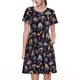 thumbnail image 1 of Balery Colorful Mushrooms in Doodle Style Vestidos sueltos de manga corta para mujer, vestidos de verano 2025, vestidos casuales de corte A con vuelo., 1 of 6