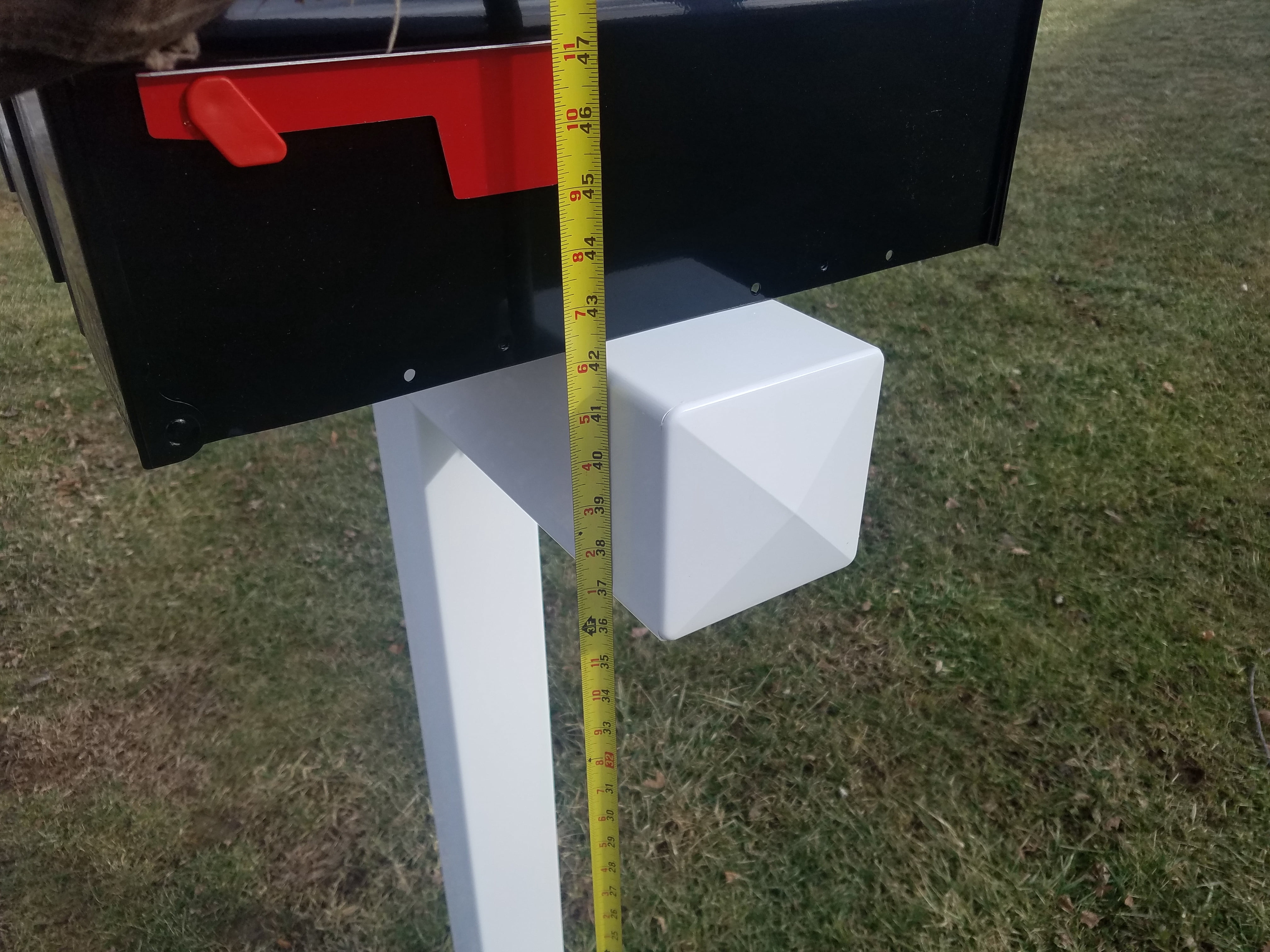 Handy Post 3 Mailboxes, HP-1W3, Heavy Duty, Lifetime Warrantied, White, Vinyl, Sleeve