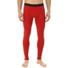calvin klein classic fit stretch base layer striped pant red large l