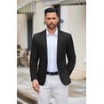 thumbnail image 4 of COOFANDY Men's Casual Blazer One Button Sport Coat Lightweight Business Suit Jacket, 4 of 9