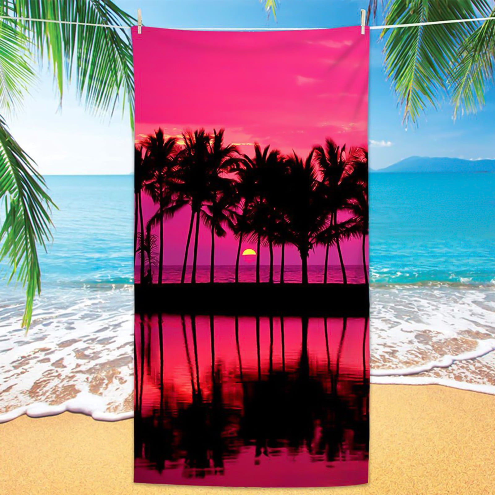 RKSTN Bath Towels Dorm Room Essentials Beach Washcloth Beach Towel Bath