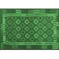 thumbnail image 1 of Ahgly Company Indoor Rectangle Oriental Emerald Green Traditional Area Rugs, 8' x 12', 1 of 4