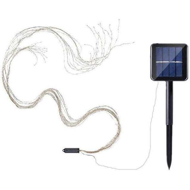 Hadas Solares Led Al Aire Libre A Prueba De Agua 8 Modos Luz De Aguijón De Alambre De Cobre A Prueba De Agua Luces De Hadas Decorativas Alimentadas Por Energía Solar Scienceny HA044784-02