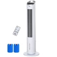 thumbnail image 2 of HOMCOM 40" Portable Oscillating Air Cooler Fan for Home Office, 3-In-1 Standing Ice Floor Fan with Humidifier, 3 Modes, 3 Speeds, 8H Timer, White, 2 of 5