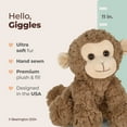 thumbnail image 2 of Bearington Giggles Monkey 10.5 Inch Monkey Stuffed Animals - Monkey Plush - Big Monkey Stuffed Animal, 2 of 6