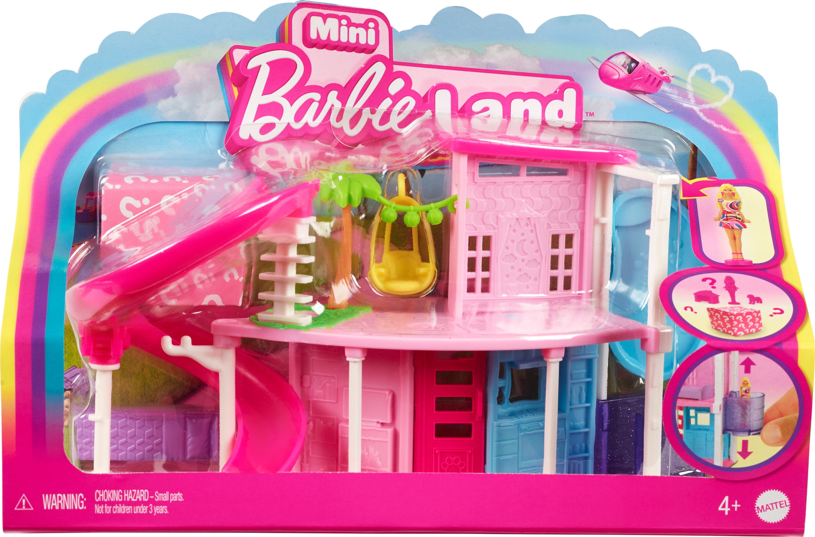 Barbie Mini BarbieLand Doll House Playsets with 1.5-inch Doll, (Styles May Vary), Multicolor