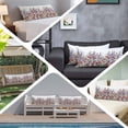 thumbnail image 6 of Spring Floral Body Pillow Covers 20"x60", Watercolor Daisy Lily Lavender Plants Garden Soft Brushed Microfiber Breathable Throw Pillow Covers, Pillowcase with Zipper for Couch Sofa Bedroom, 6 of 9