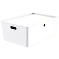 thumbnail image 2 of (2 pack) Mainstays Extra-Large Lidded Storage Container, White, 2 of 4