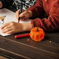 thumbnail image 5 of 1 Pc Artificial Pumpkins Fall Decorations, Fake Pumpkins for Crafts, Table Centerpiece Indoor Mantel, Thanksgiving Harvest Autumn Decor, 1.96 x 1.37 Inch, 5 of 8