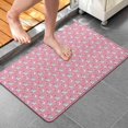 thumbnail image 4 of Pink Cartoon Unicorn Pattern Bathroom Rugs Mat,Non Slip Microfiber Bathroom Rug,Rubber Backing,Soft Bathroom Mats for Bathroom Floor,Tub and Shower,20x32in(50x80cm), 4 of 5