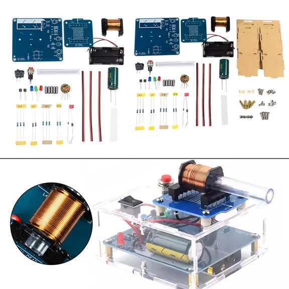 High Voltage Electromagnetic Transmitter DIY Kit Coil Boost Module Circuit Board