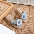 thumbnail image 4 of ibiyuan Memory Foam Flip Flops for Women Thong Sandals for Women Non- Woven Sole Memory Foam Slippers Elegant Orthofeet Shoes for Women, 4 of 6