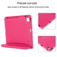 thumbnail image 7 of Allytechgroup Kids Case for iPad Pro 12.9 inch 2022/2021/2020/2018 (6th/5th/4th/3rd Generation) 12.9 Inch Tablet EVA Case with Rotating Kickstand Swivel Handle Shockproof Rugged Stand Cover, Rose, 7 of 7