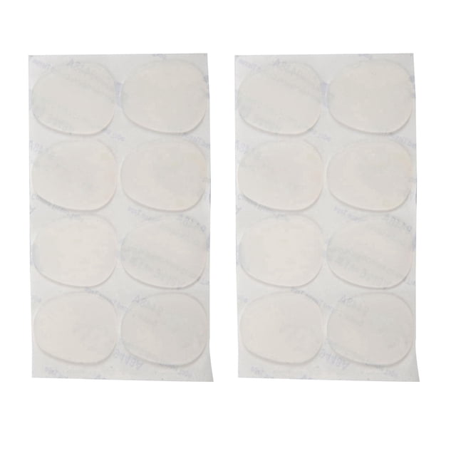 16Pcs Alto / Tenor Sax Boquilla Parches Almohadillas Cojines Transparentes