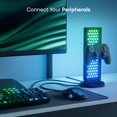 thumbnail image 3 of Nanoleaf Pegboard Desk Dock (1pk)- White, 3 of 9
